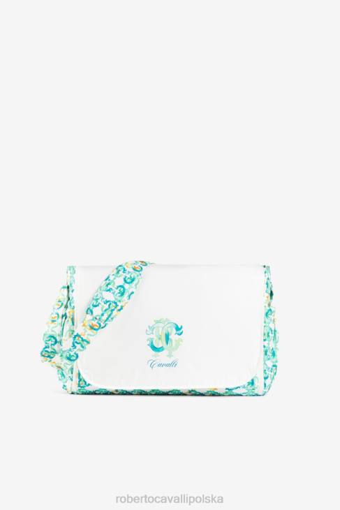 Akcesoria niebieski 6D0R1667 chłopcy Roberto Cavalli Torba do przewijania z monogramem rc