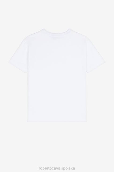 odzież niebieski 6D0R1588 chłopcy Roberto Cavalli Bawełniane spodenki rc z nadrukiem monogramu