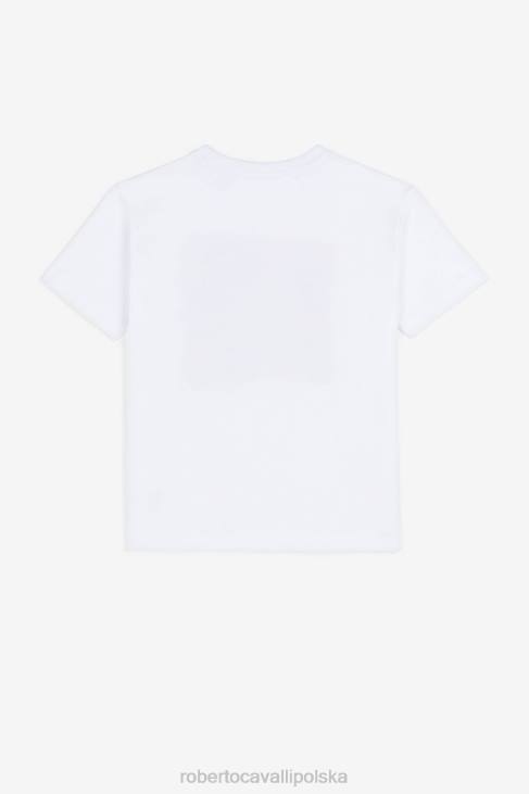 odzież ciemnoszary melanż 6D0R1747 chłopcy Roberto Cavalli Bawełniane spodnie dresowe z haftowanym monogramem rc