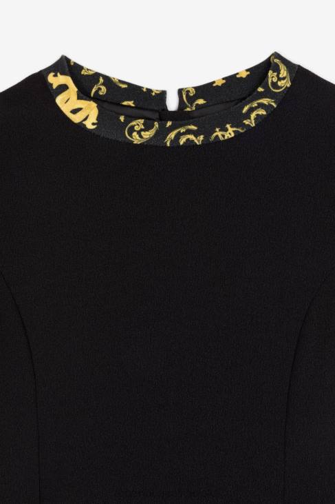 odzież czarny 6D0R1324 dziewczyny Roberto Cavalli Dżinsy z monogramem rc