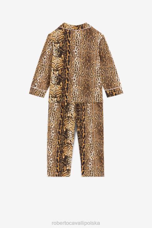 odzież wielobarwność 6D0R1538 dziewczyny Roberto Cavalli legginsy w kwiaty