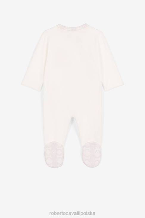 odzież niebieski 6D0R1342 dziewczyny Roberto Cavalli Zestaw babygrow z motywem motyli i truskawek