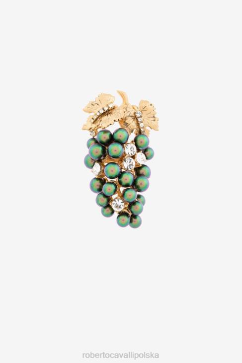 Akcesoria 5011 6D0R601 kobiety Roberto Cavalli Pierścionek ozdobiony kryształkami winogron