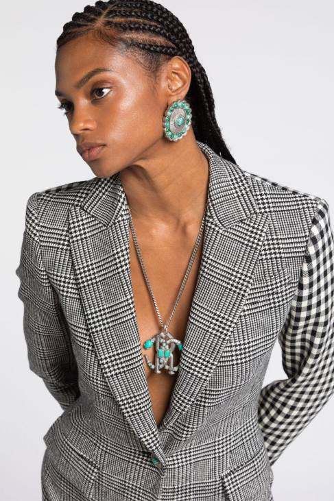Akcesoria d0607 6D0R591 kobiety Roberto Cavalli pierścionek zdobiony kamieniami