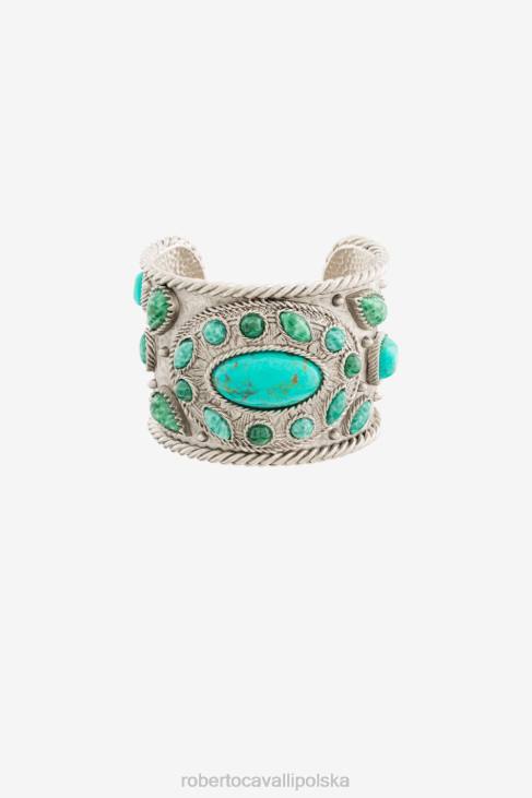 Akcesoria d0607 6D0R595 kobiety Roberto Cavalli mankiet ozdobiony kamieniami