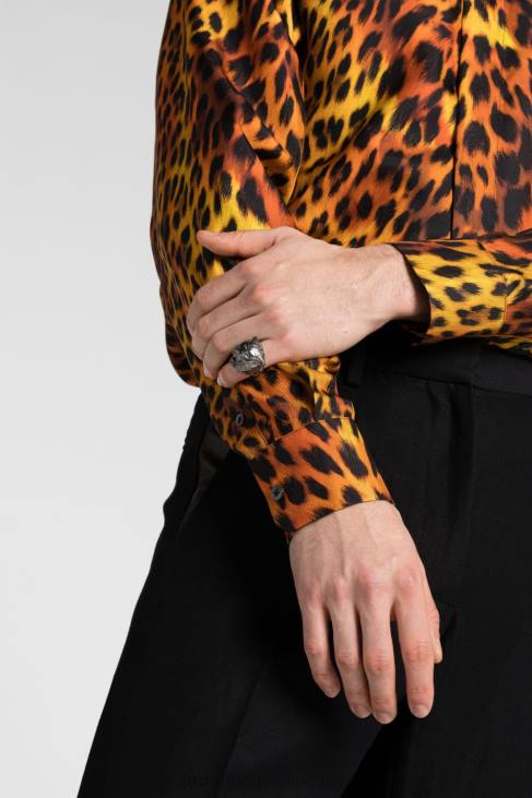 Akcesoria gorący 6D0R623 kobiety Roberto Cavalli pierścień z głową tygrysa