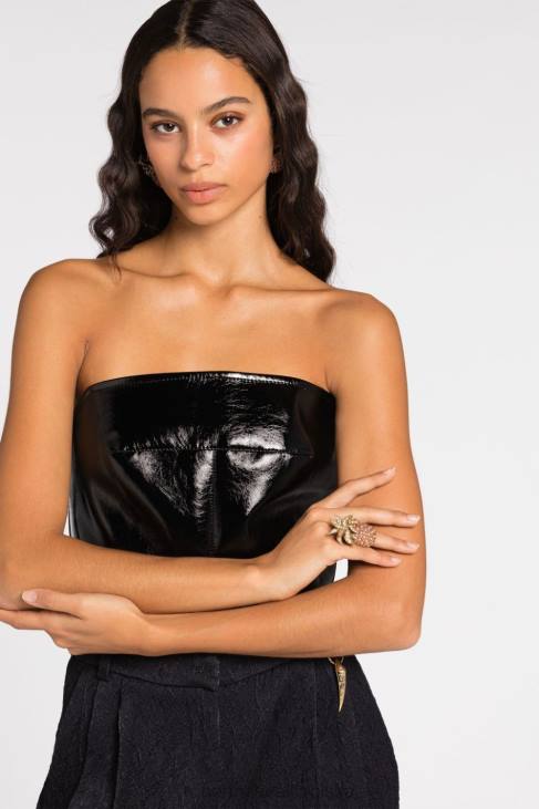 Akcesoria moda 6D0R596 kobiety Roberto Cavalli Broszka ozdobiona kryształkami ananasa