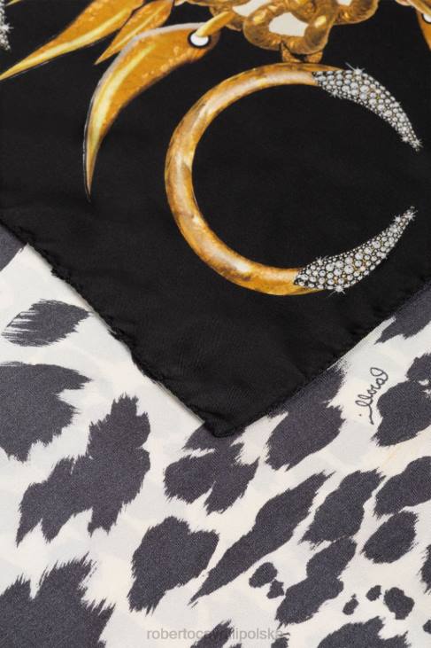 Akcesoria d2779 6D0R661 kobiety Roberto Cavalli Opaska na głowę z plecionymi detalami