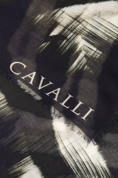 Akcesoria gorący 6D0R652 kobiety Roberto Cavalli Wolno-żakardowy szalik