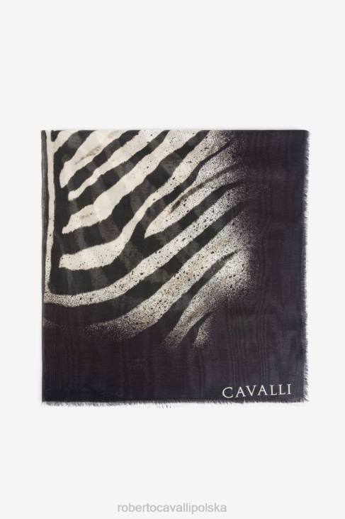 Akcesoria wielobarwność 6D0R654 kobiety Roberto Cavalli szalik w zebrę
