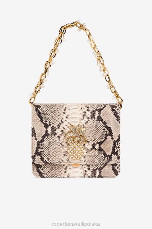 Akcesoria elegancki 6D0R422 kobiety Roberto Cavalli Torebka na ramię ze skóry wężowej