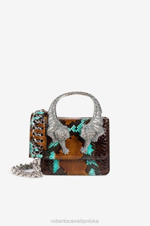 Akcesoria mt180 6D0R404 kobiety Roberto Cavalli mała torebka na ramię ozdobiona kryształkami