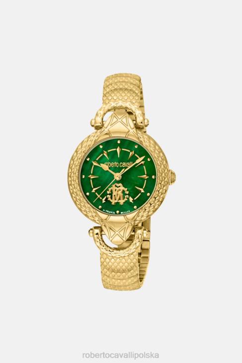 Akcesoria wdzięczny 6D0R665 kobiety Roberto Cavalli Zegarek franck muller z wężowym rdzeniem