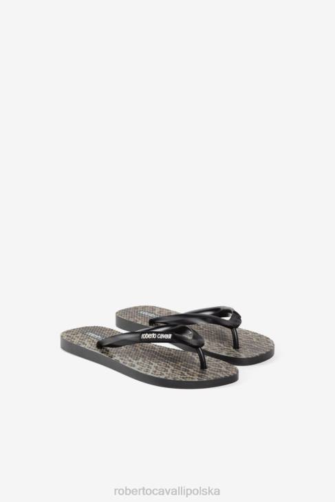 obuwie elegancki 6D0R524 kobiety Roberto Cavalli sandał