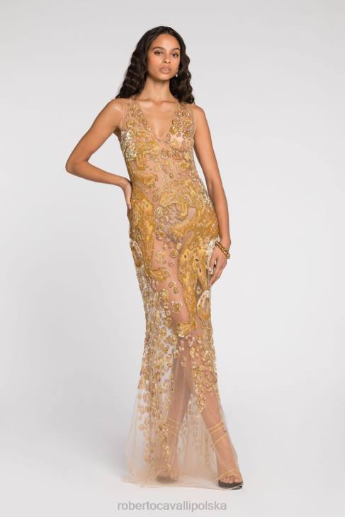 odzież czarny 6D0R131 kobiety Roberto Cavalli wycięty kombinezon