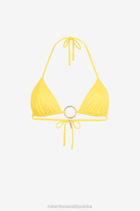 odzież gorący 6D0R374 kobiety Roberto Cavalli Góra od bikini z zębami tygrysa