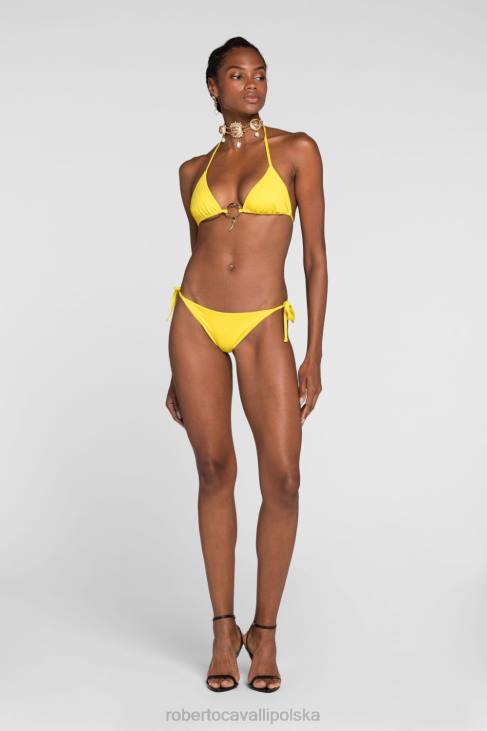odzież gorący 6D0R374 kobiety Roberto Cavalli Góra od bikini z zębami tygrysa