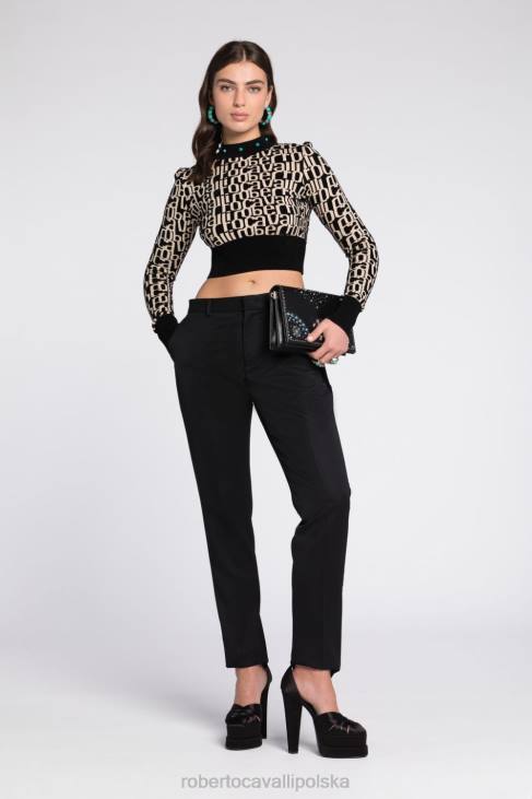 odzież brązowy 6D0R161 kobiety Roberto Cavalli Gorset zapinany na haftki
