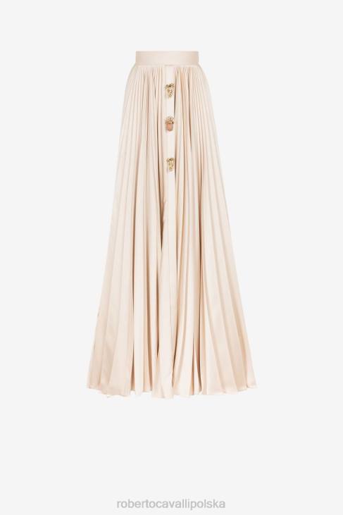 odzież elegancki 6D0R234 kobiety Roberto Cavalli plisowana spódnica maxi