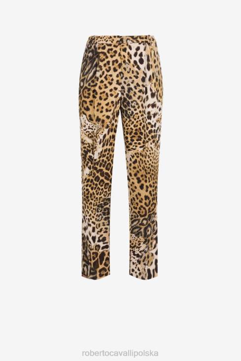 odzież elegancki 6D0R265 kobiety Roberto Cavalli Krótkie spodnie w panterkę