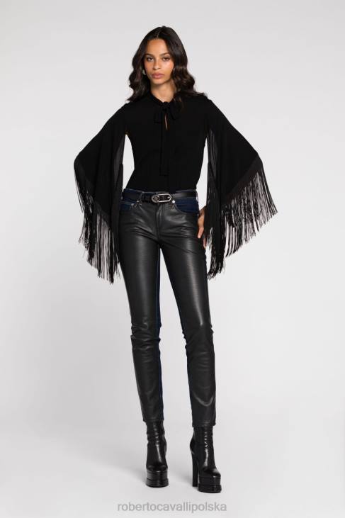 odzież elegancki 6D0R268 kobiety Roberto Cavalli Rozkloszowane jeansy ze średnim stanem