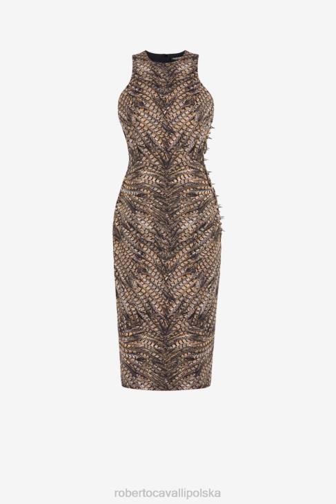 odzież elegancki 6D0R82 kobiety Roberto Cavalli sukienka
