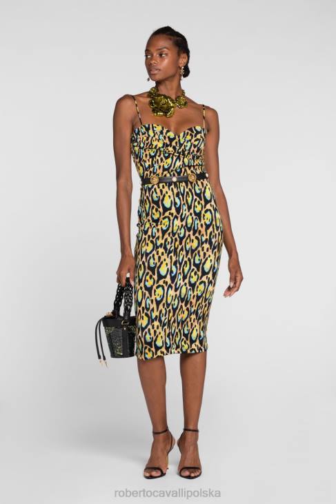odzież elegancki 6D0R82 kobiety Roberto Cavalli sukienka