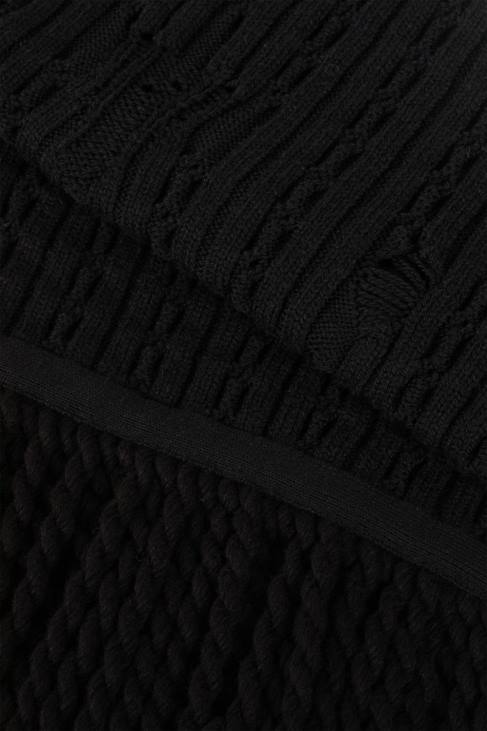 Akcesoria 4308 6D0R1219 mężczyźni Roberto Cavalli wełniany szalik w prążki