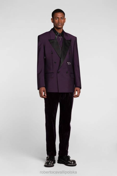 odzież elegancki 6D0R818 mężczyźni Roberto Cavalli koszulka trompe-l'il