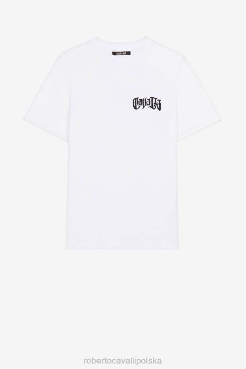 odzież elegancki 6D0R741 mężczyźni Roberto Cavalli T-shirt z nadrukiem graficznym