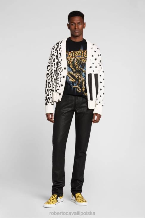 odzież elegancki 6D0R750 mężczyźni Roberto Cavalli podkoszulek