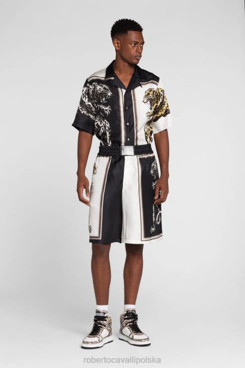odzież moda 6D0R990 mężczyźni Roberto Cavalli dżinsy o wąskim kroju