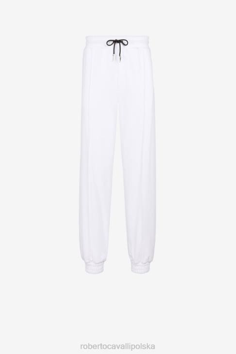 odzież moda 6D0R999 mężczyźni Roberto Cavalli bawełniane spodnie dresowe